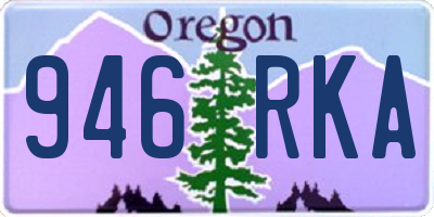 OR license plate 946RKA