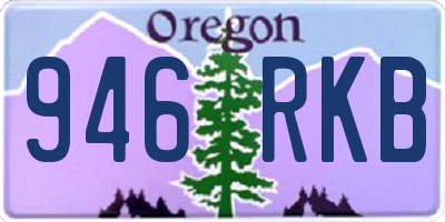 OR license plate 946RKB