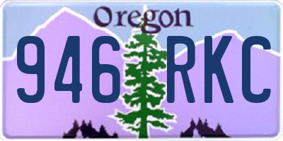 OR license plate 946RKC