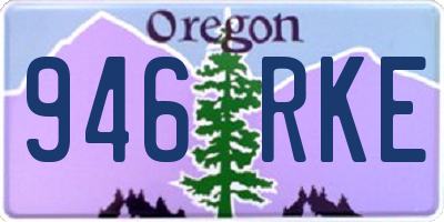 OR license plate 946RKE