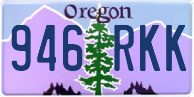 OR license plate 946RKK