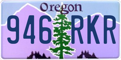 OR license plate 946RKR