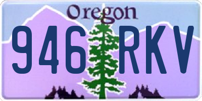 OR license plate 946RKV