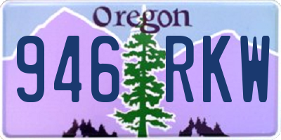 OR license plate 946RKW