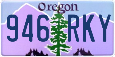 OR license plate 946RKY