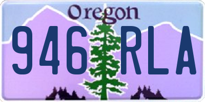 OR license plate 946RLA