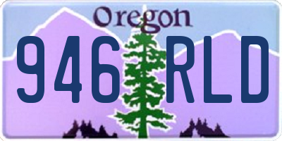 OR license plate 946RLD