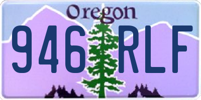 OR license plate 946RLF