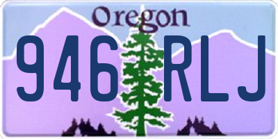 OR license plate 946RLJ