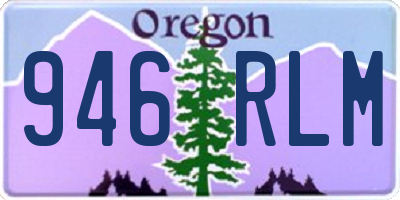 OR license plate 946RLM