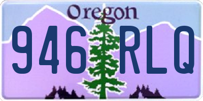 OR license plate 946RLQ