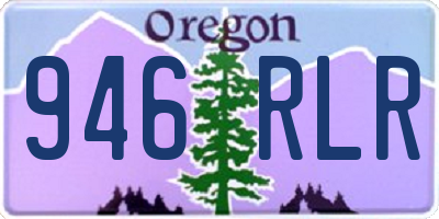 OR license plate 946RLR