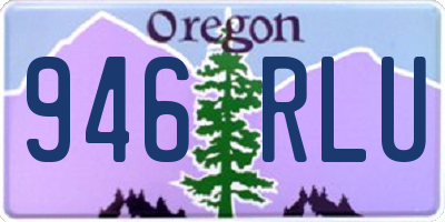 OR license plate 946RLU