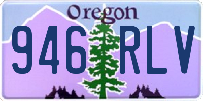 OR license plate 946RLV
