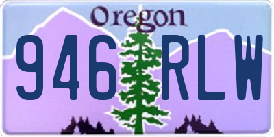 OR license plate 946RLW