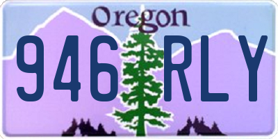OR license plate 946RLY