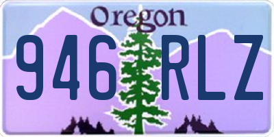 OR license plate 946RLZ