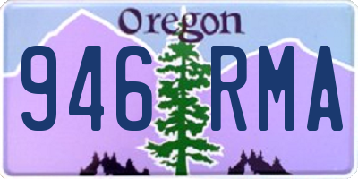 OR license plate 946RMA