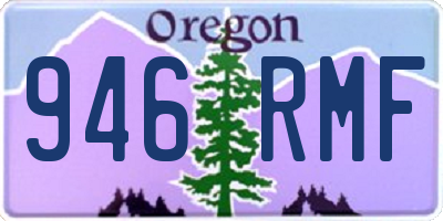 OR license plate 946RMF