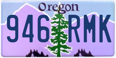OR license plate 946RMK