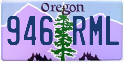 OR license plate 946RML