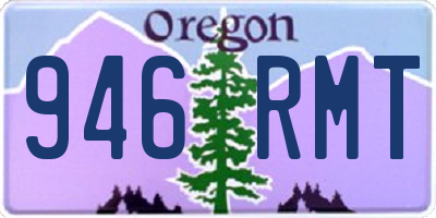 OR license plate 946RMT