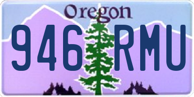 OR license plate 946RMU