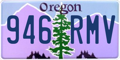 OR license plate 946RMV