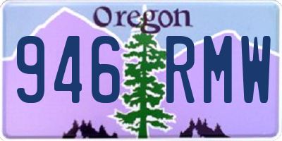 OR license plate 946RMW
