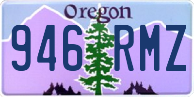 OR license plate 946RMZ