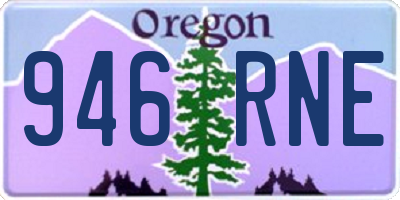 OR license plate 946RNE