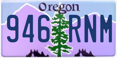 OR license plate 946RNM
