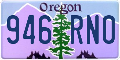 OR license plate 946RNO