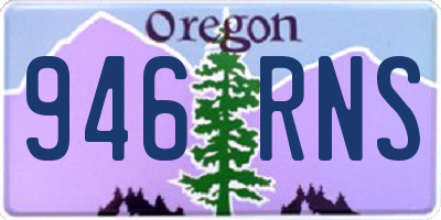 OR license plate 946RNS