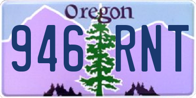 OR license plate 946RNT
