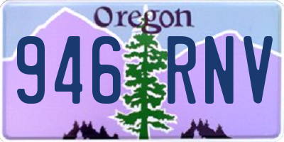 OR license plate 946RNV