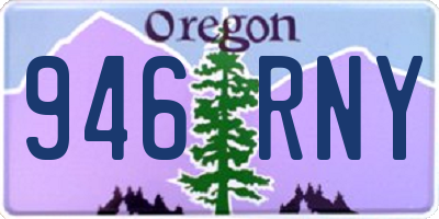 OR license plate 946RNY