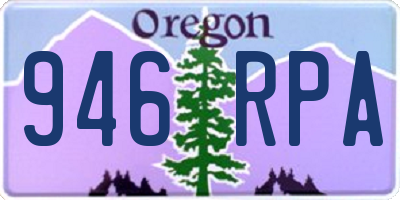 OR license plate 946RPA