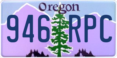 OR license plate 946RPC