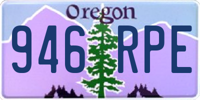 OR license plate 946RPE