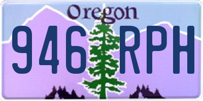 OR license plate 946RPH