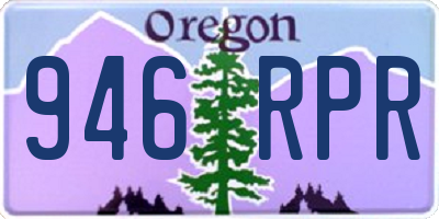 OR license plate 946RPR