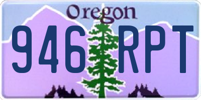 OR license plate 946RPT