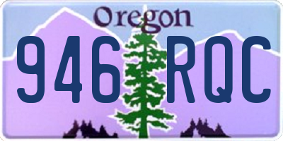 OR license plate 946RQC