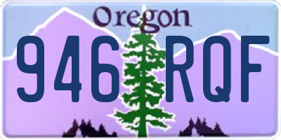 OR license plate 946RQF