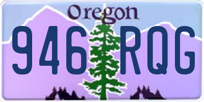 OR license plate 946RQG