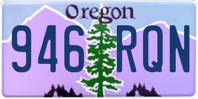 OR license plate 946RQN