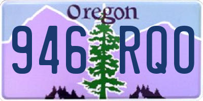 OR license plate 946RQO