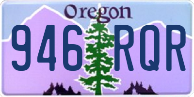 OR license plate 946RQR