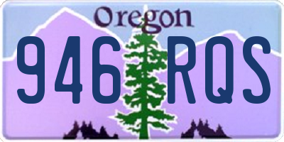 OR license plate 946RQS
